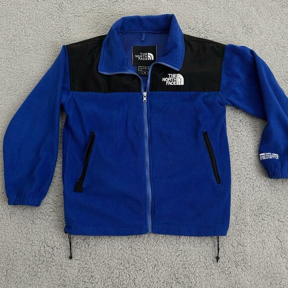 The North Face Gore Windstopper Jacket Womens S Fleece FullZip Blue Black - Picture 2 of 16